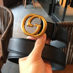 Interlocking Gucci Gold belt ASS02319
