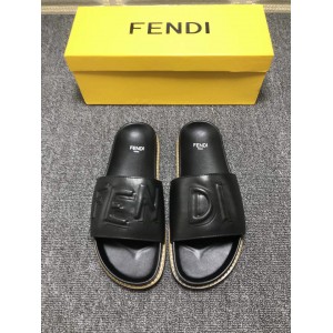 High Quality Fendi slide sandal bands asymmetrically decorated GO_FD007