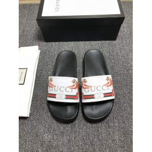 High Quality Gucci slide sandal with White rubber And Tiger Design GO_GC034