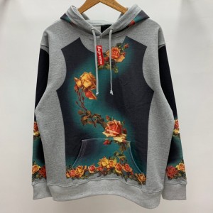 Supreme Prefect Quality x Jean Paul Gaultier 19ss Floral Print Hooded Hoodie MC280028