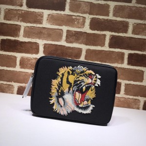 Gucci Perfect Quality roaring tiger black purse GC06BM100