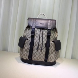 Gucci Perfect Quality brown back pack with black flaps GC06BM158