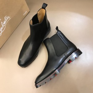 Christian Louboutin Men's Samson Chelsea Boots in black MS021039
