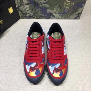 Valentino Red and blue stars detail with white sole Sneakers MS07027