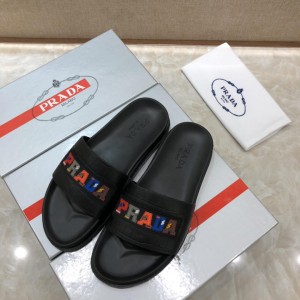 Prada Slippers with colorful letter MS071229